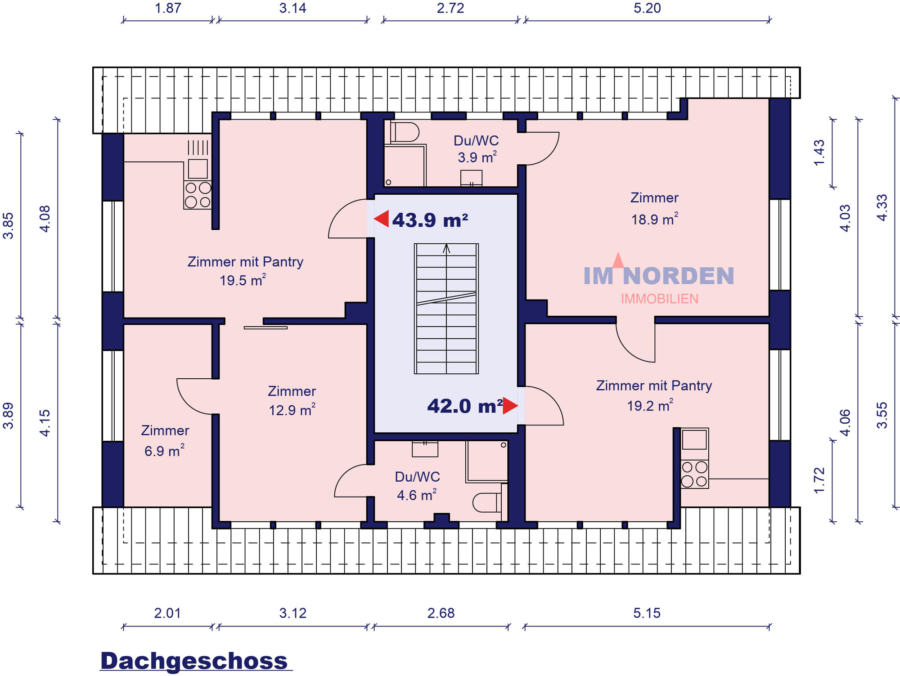 Gepflegtes und renditestarkes Appartementhaus im Ostseebad Dahme - Dachgeschoss