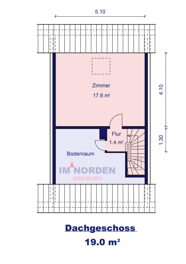 Sanierungsbedürftiges Reihenmittelhaus in Bad Malente - Grundriss DG