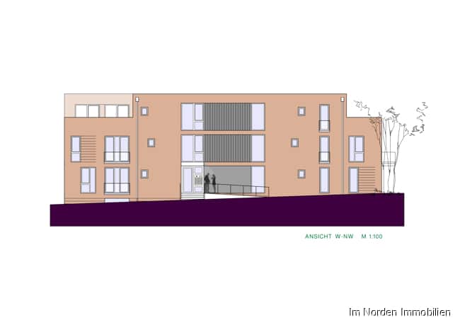 Erstbezug: Moderne 3-Zimmer-Wohnung ab 01.10.2023 zu mieten - Ansicht von der Wilhelm-Wisser-Straße