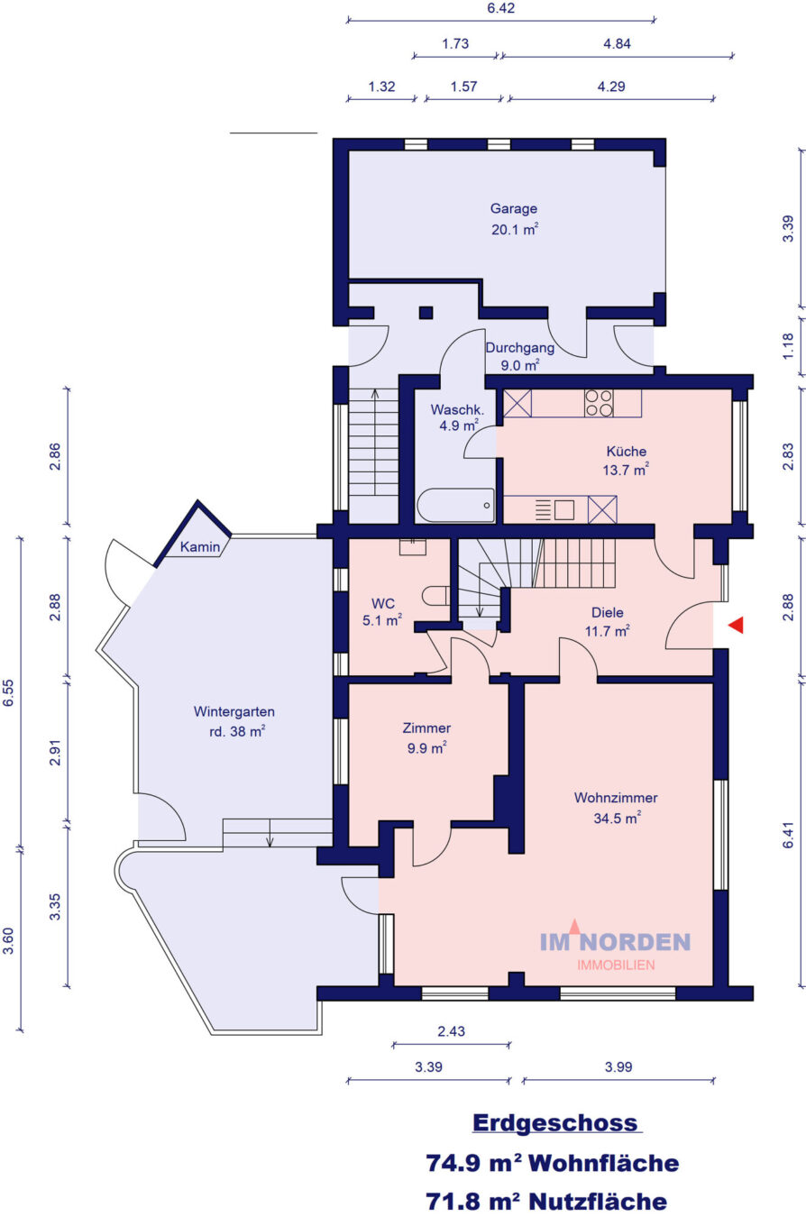 Einfamilienhaus in Malkwitz - Grundriss