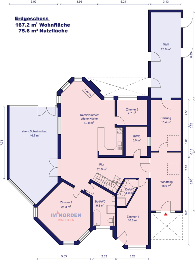 Großzügiges Wohnen in individueller Architektur – naturnah & vielseitig in Süsel / Ottendorf - Erdgeschoss