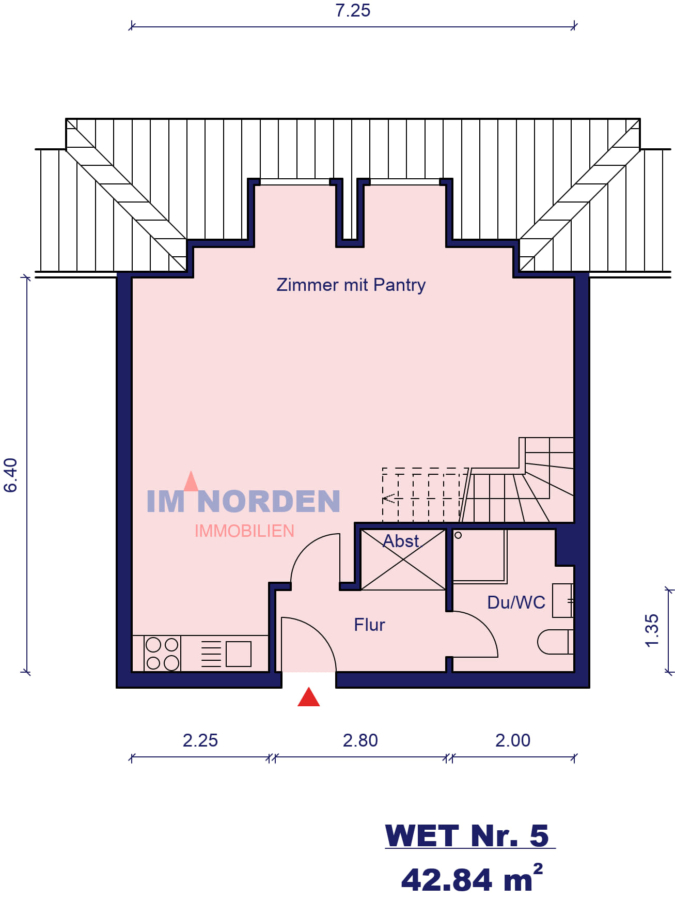 Maisonette-Eigentumswohnung in Seenähe mit Stellplatz in Bad Malente - Dachgeschoss