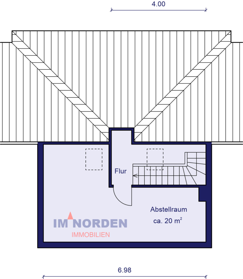 Maisonette-Eigentumswohnung in Seenähe mit Stellplatz in Bad Malente - Spitzboden