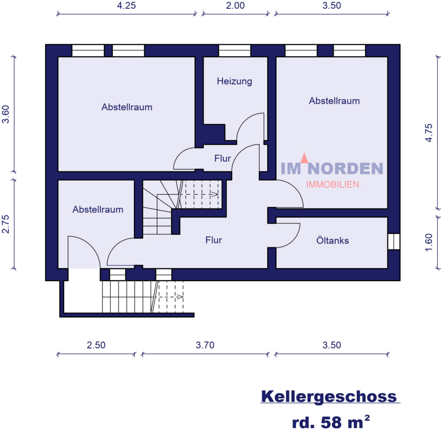 Einfamilienhaus mit Vollkeller in Eutin-Fissau - Kellergeschoss