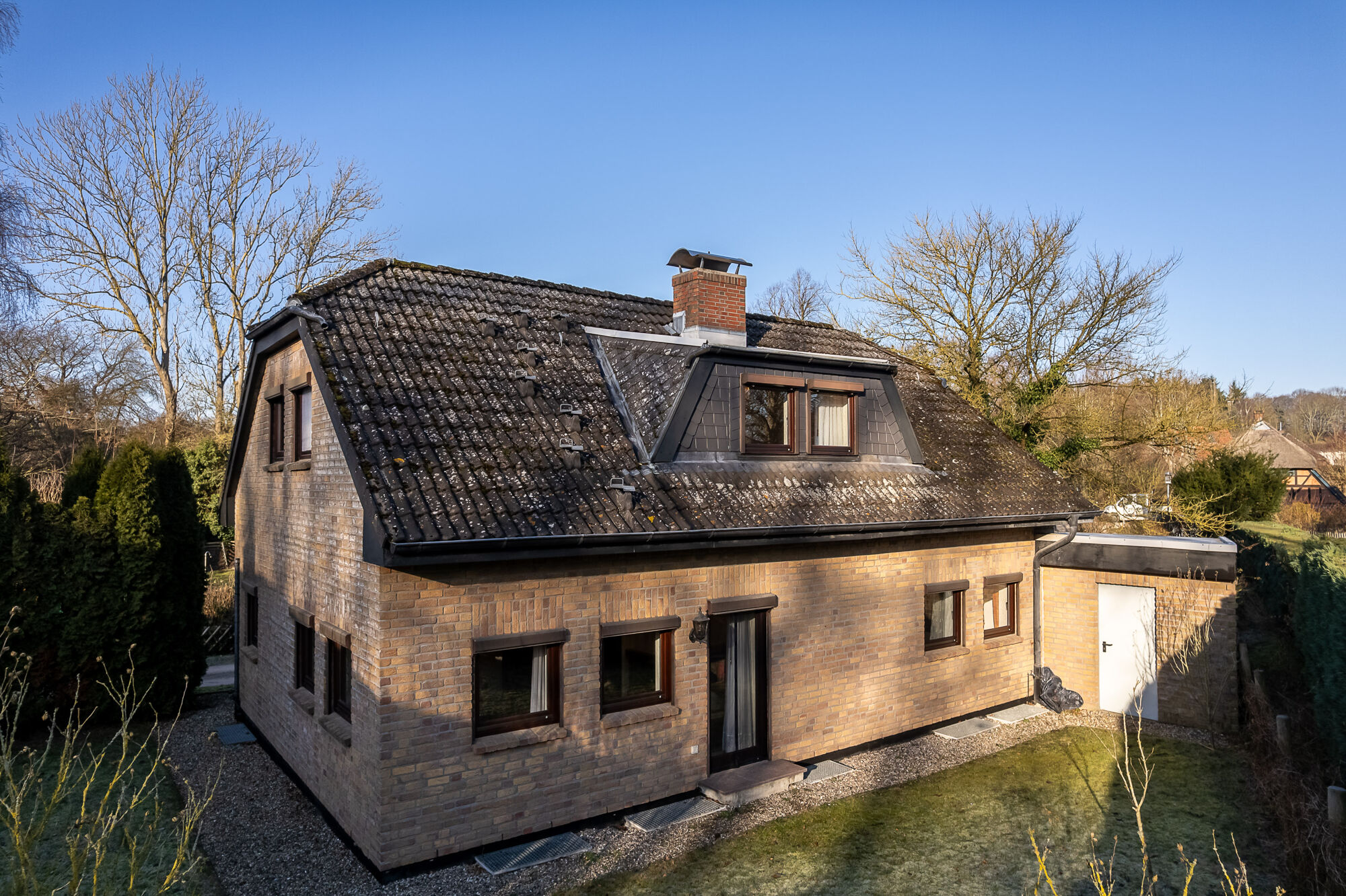 Gartenansicht - Einfamilienhaus mit Vollkeller in Eutin-Fissau