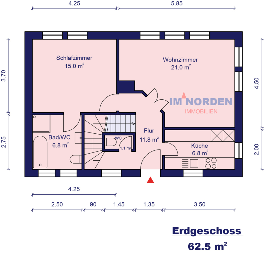 Einfamilienhaus mit Vollkeller in Eutin-Fissau - Erdgeschoss