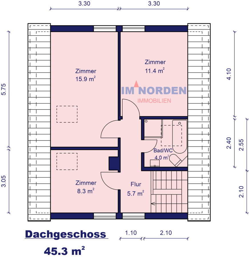 Gepflegtes Einfamilienhaus in Eutin auf schönem Grundstück - Dachgeschoss