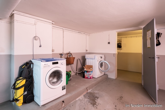 3-Zimmer-Eigentumswohnung mit Loggia in Neumünster - Waschmaschinenplatz im Keller
