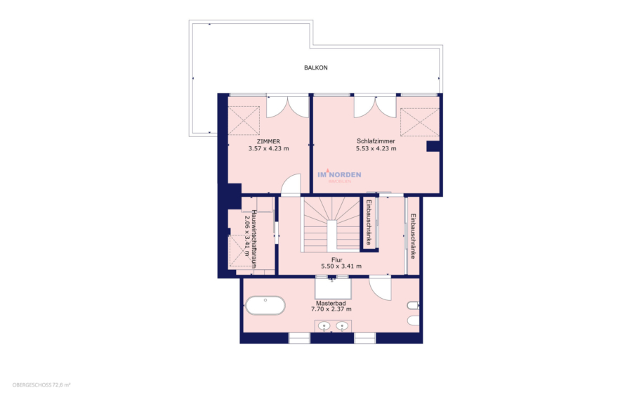 Luxuriöses Einfamilienhaus mit Ostseeblick - Obergeschoss