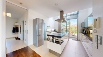 Küche Erdgeschoss - Luxuriöses Einfamilienhaus mit Ostseeblick