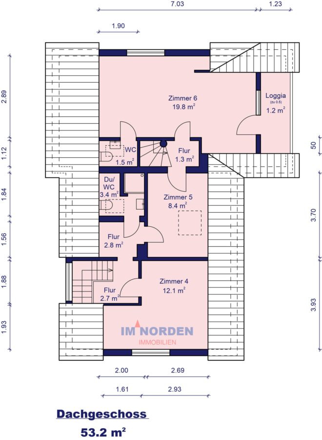 Einfamilienhaus mit viel Platz und Modernisierungspotenzial in Malente / Malkwitz - Dachgeschoss