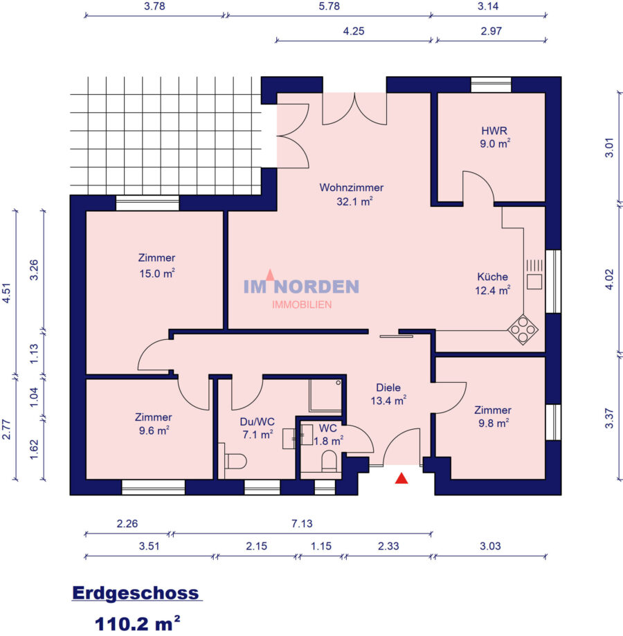 Komfortabler und neuwertiger Bungalow in ortsnaher Lage von Malente - Grundriss