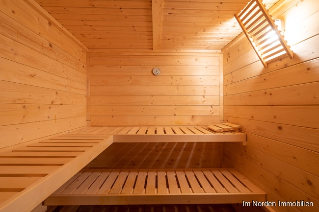 Elegantes Einfamilienhaus in Bad Malente - Sauna im Kellergeschoss