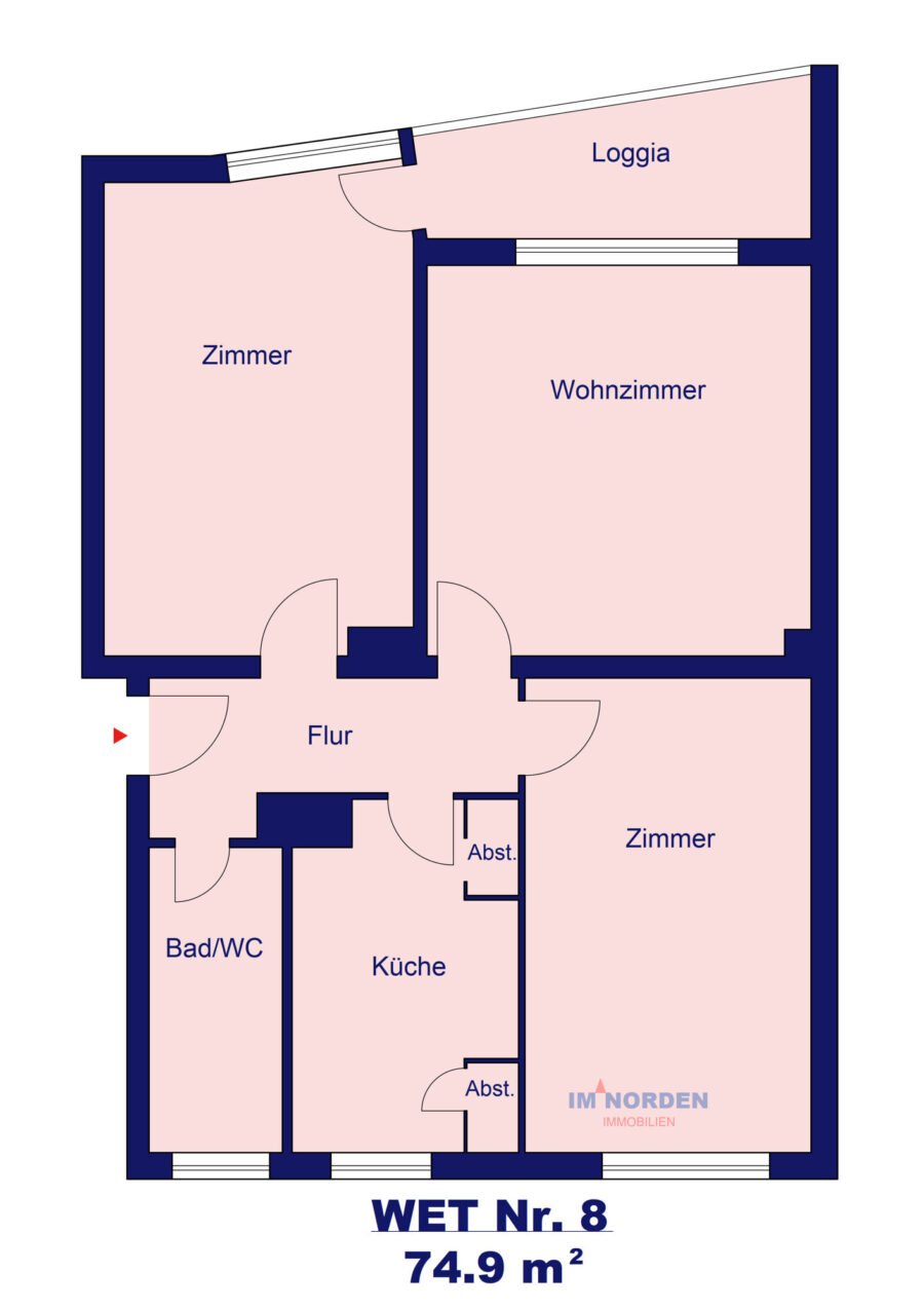 Etagenwohnung in Eutin - Grundriss