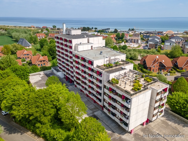 Strandnahe Ferienwohnung inkl. Tiefgaragenstellplatz im Ostseebad Dahme - Haus Berolina - Blick zur Ostsee