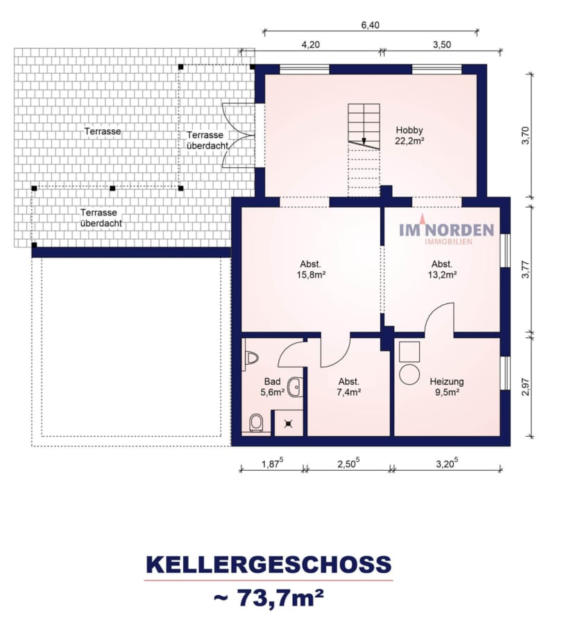 Top modernisiertes Einfamilienhaus mit Blick in die Natur - Grundriss Kellergeschoss