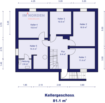 Kellergeschoss - Einfamilienhaus mit Einliegerwohnung in Malente-Krummsee