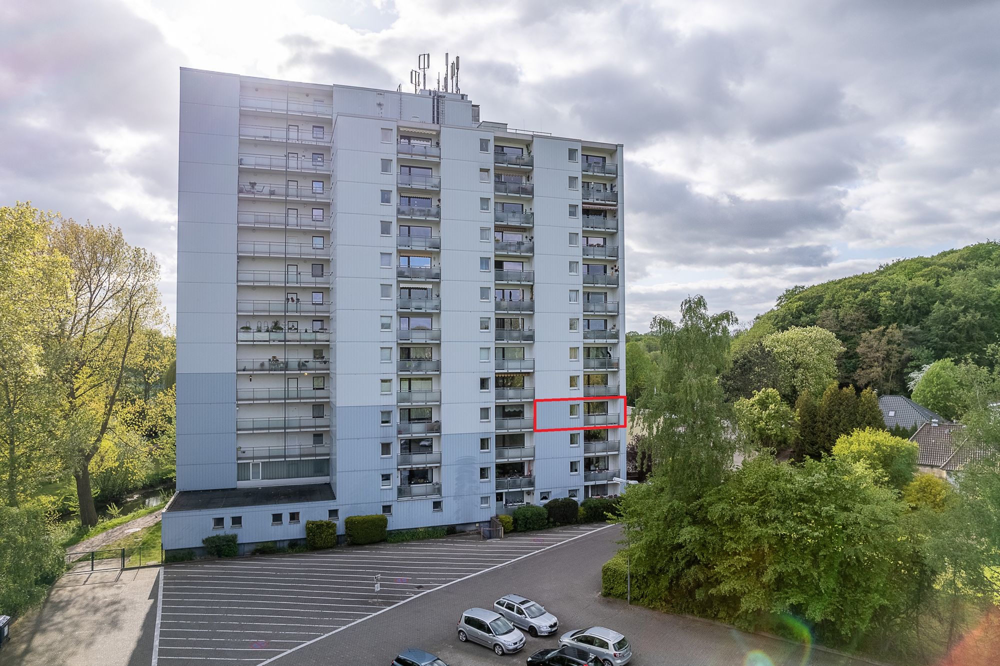 Blick auf die Eigentumswohnung - Vermietete 3-Zimmer-Eigentumswohnung in Bad Schwartau