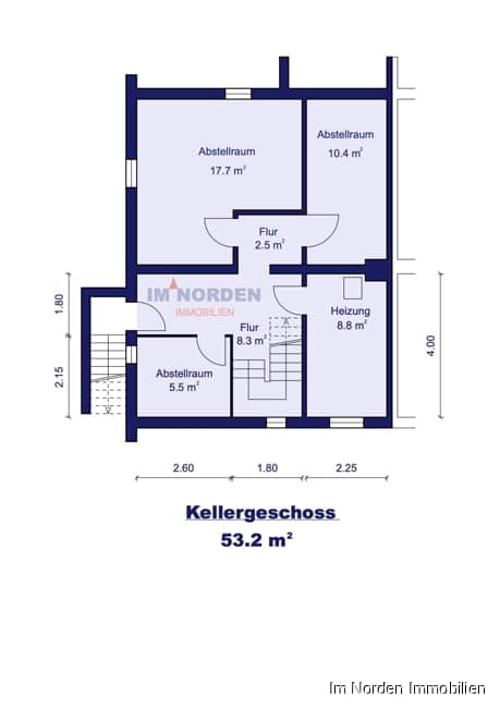 Modernisierte Doppelhaushälfte in zentraler Lage von Eutin - Grundriss Kellergeschoss