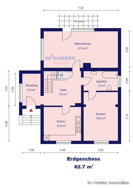 Sanierungsbedürftiges Einfamilienhaus mit Potenzial in Eutin / Neudorf - Grundriss Erdgeschoss