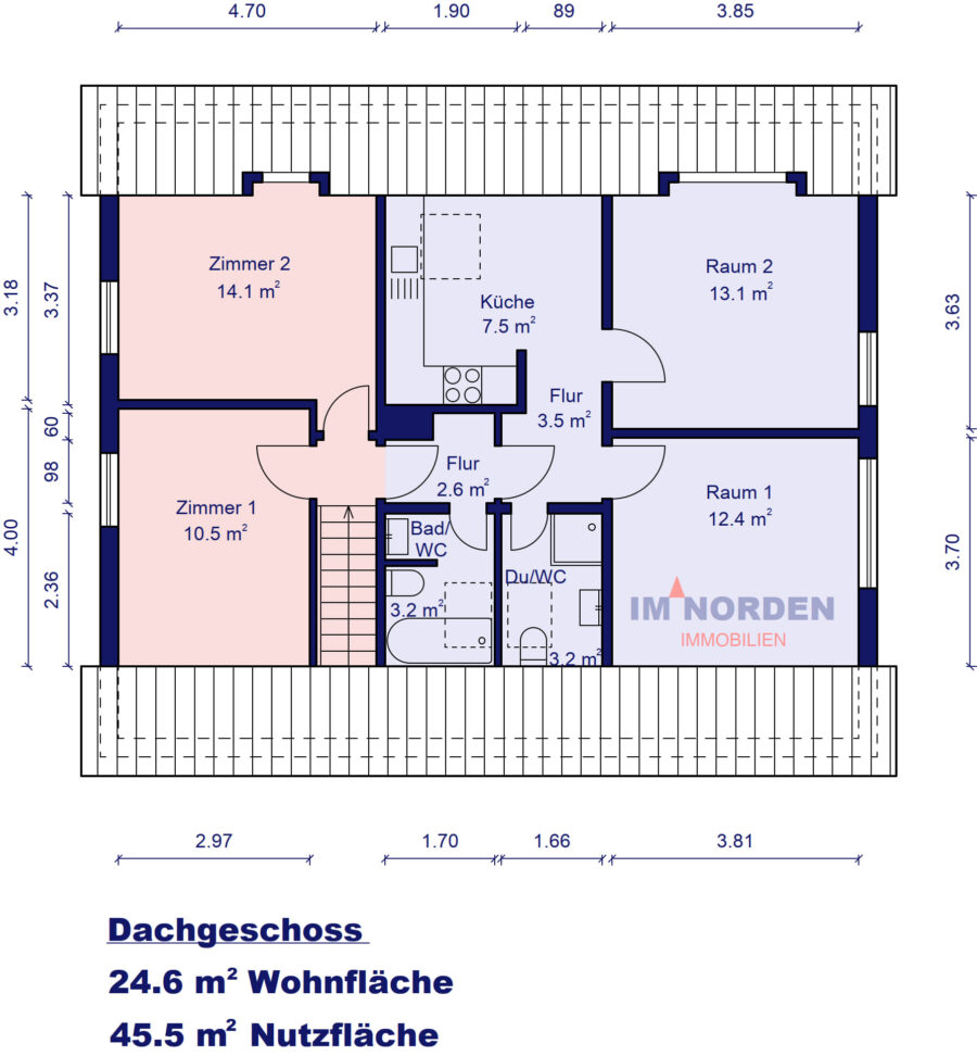 Einfamilienhaus zum Modernisieren auf herrlichem Grundstück mit Weitblick - Grundriss