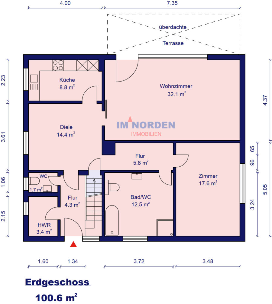 Einfamilienhaus zum Modernisieren auf herrlichem Grundstück mit Weitblick - Grundriss