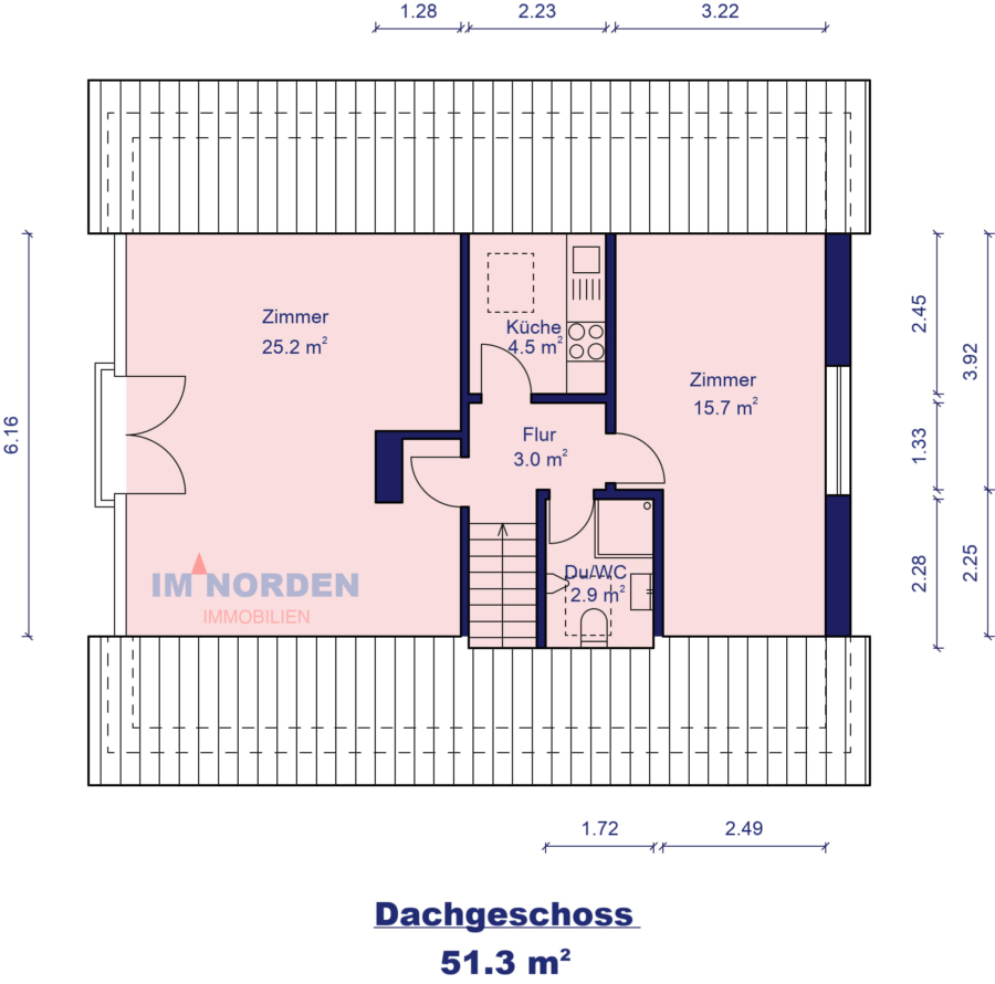 Großzügiges Ein-Zweifamilienhaus in Feldrandlage in Süsel / Gothendorf - Dachgeschoss