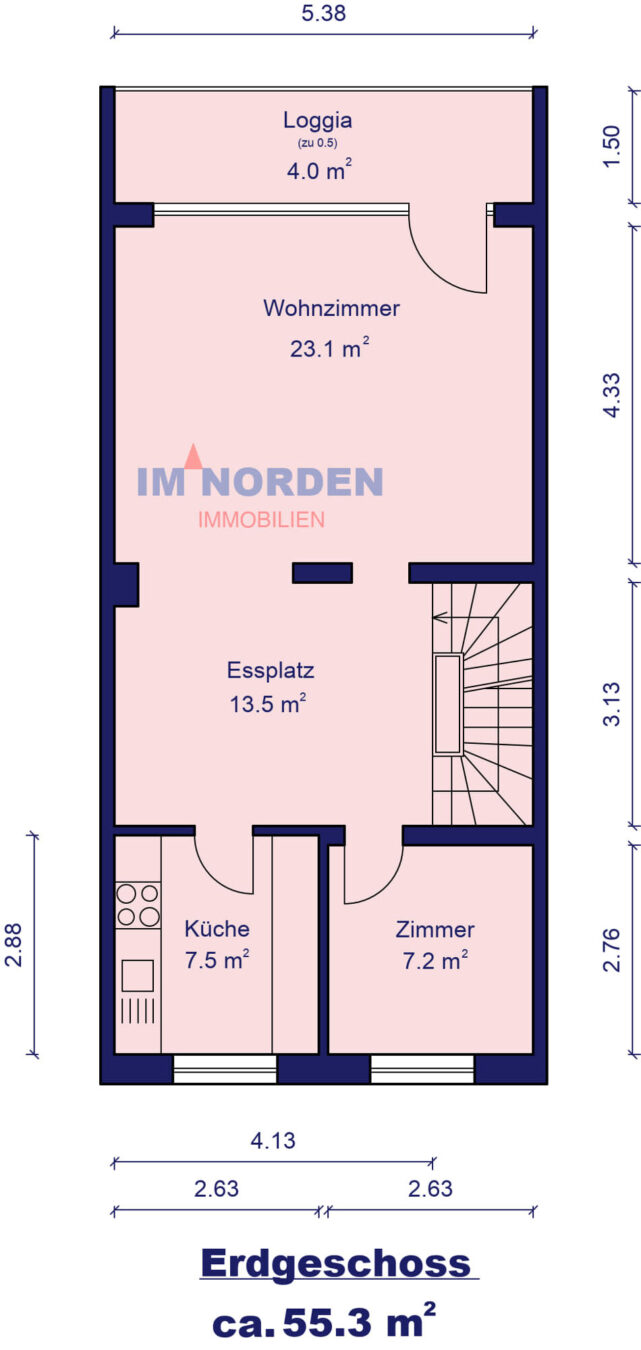 Gepflegtes Reihenmittelhaus mit Südterrasse und Garage in Eutin - Grundriss
