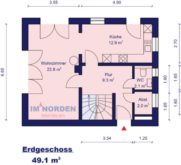 Erdgeschoss - Einfamilienhaus mit Vollkeller in Seenähe von Plön-Stadtheide