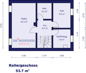 Kellergeschoss - Einfamilienhaus mit Vollkeller in Seenähe von Plön-Stadtheide