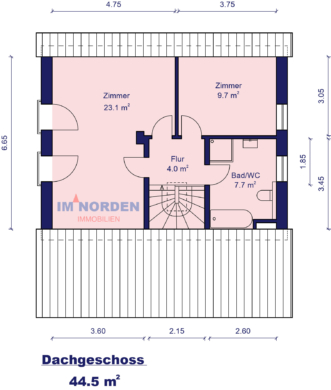 Dachgeschoss - Einfamilienhaus mit Vollkeller in Seenähe von Plön-Stadtheide