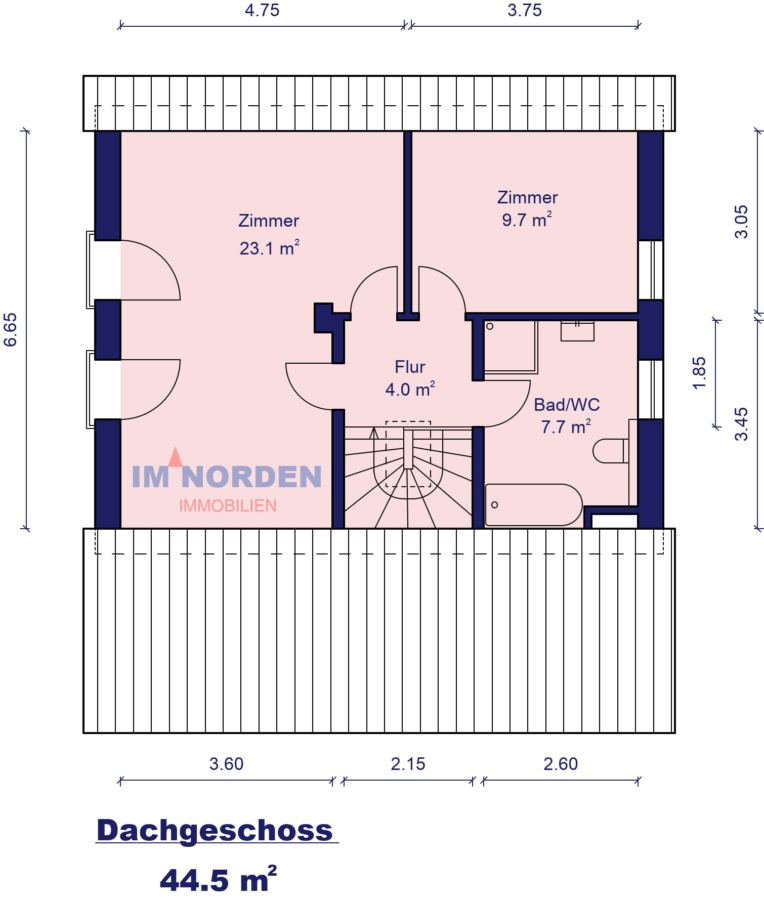 Einfamilienhaus mit Vollkeller in Seenähe von Plön-Stadtheide - Dachgeschoss