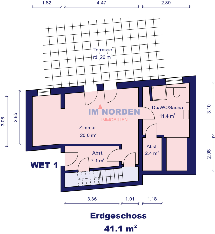 Aussergewöhnliche Maisonette-Wohnung in erster Strandreihe – ca. 158 m² Wohn- & Nutzfläche mit Ostseeblick - Erdgeschoss