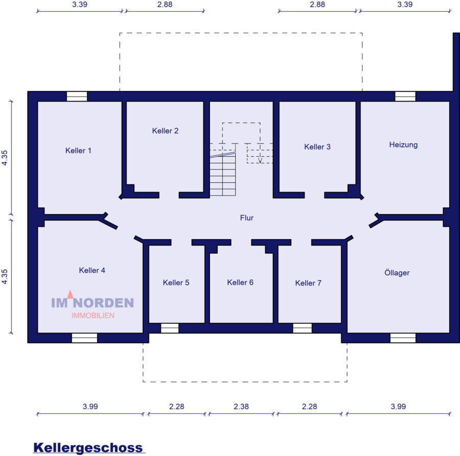 Attraktives Mehrfamilienhaus in Bad Malente-Gremsmühlen - Grundriss Keller
